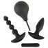 Black Velvets - set vibratoare anale - 4 piese