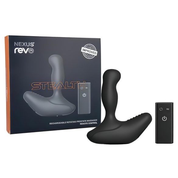 Nexus Revo Stealth - vibrator prostată rotativ cu telecomandă