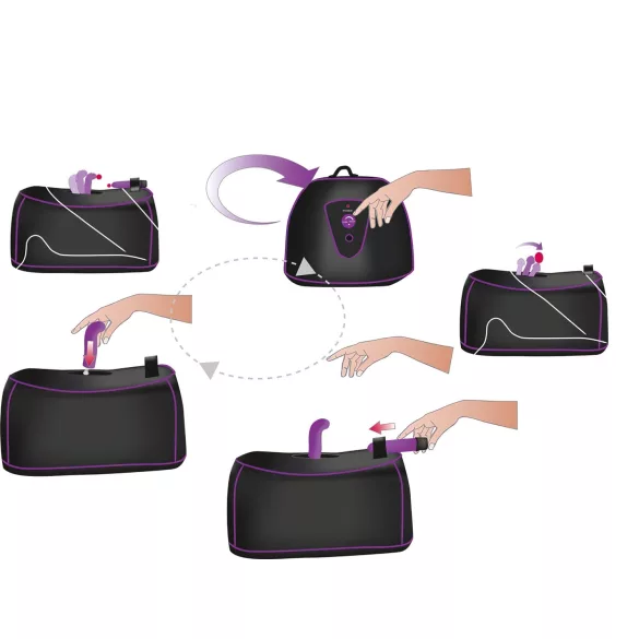 You2Toys - Mașină de sex rotativă - stimulare punct G și P - electric