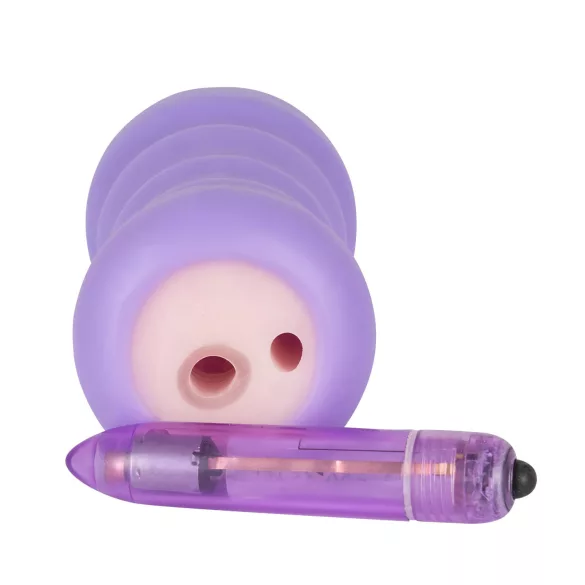 You2Toys - masturbator tip vagin vibrant - silicon natur-lila