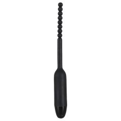   You2Toys Pearl Dilator - sondă uretrală cu bile - vibrator, 0,8 cm, negru