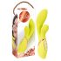 Jülie - vibrator cu braț pentru clitoris (galben-verzui)