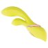 Jülie - vibrator cu braț pentru clitoris (galben-verzui)