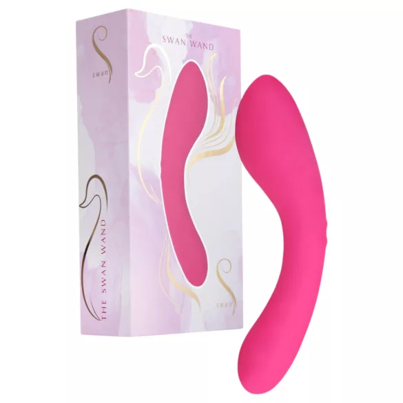 The Swan Wand - vibrator masaj reîncărcabil - roz