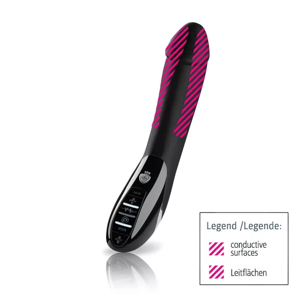 mystim - vibrator electrostimulare - negru