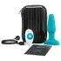 b-Vibe - vibrator anal rotativ cu bile - reîncărcabil - turcoaz