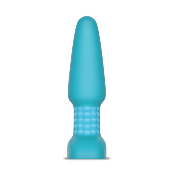 b-Vibe - vibrator anal rotativ cu bile - reîncărcabil - turcoaz