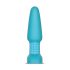 b-Vibe - vibrator anal rotativ cu bile - reîncărcabil - turcoaz