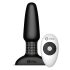 b-Vibe - Vibrator anal cu bile rotative, negru
