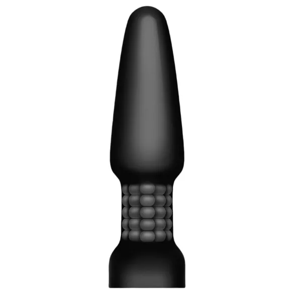 b-Vibe - Vibrator anal cu bile rotative, negru