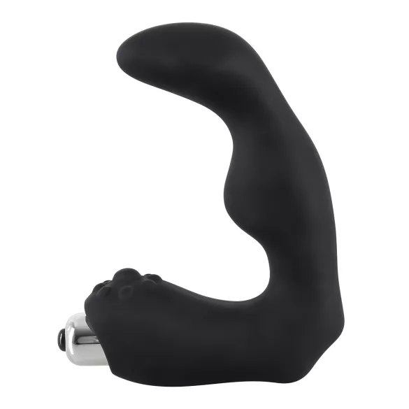 Rebel - vibrator pentru prostată curbat - silicon negru