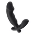 Rebel - vibrator prostată cu penis - silicon negru