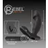 Rebel - vibrator prostată cu penis - silicon negru