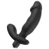 Rebel - vibrator prostată cu penis - silicon negru