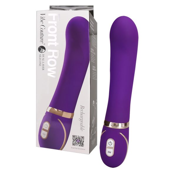 Vibe Couture Front Row - Vibrator punctul G (mov)