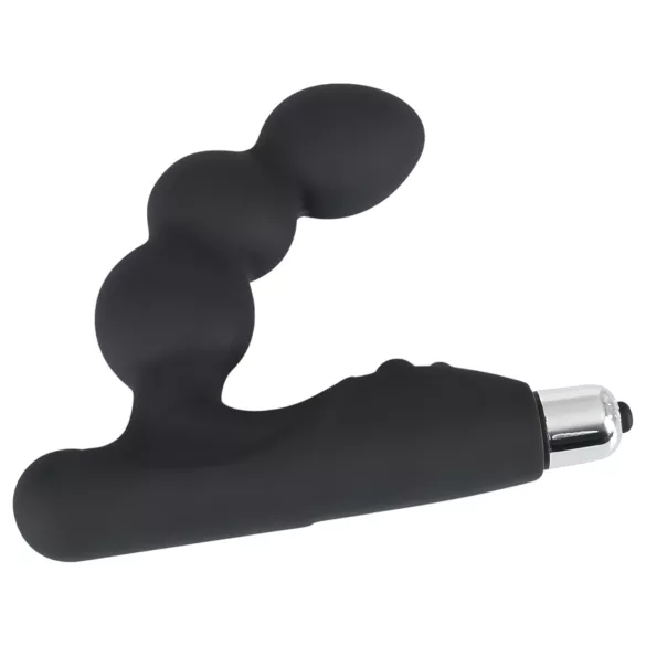 Rebel - vibrator pentru prostată cu bilă - silicon negru