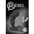 Rebel - vibrator pentru prostată cu bilă - silicon negru