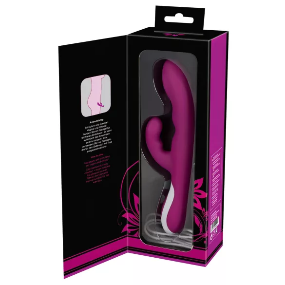Javida - vibrator clitoridian cu încălzire - roz