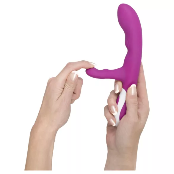 Javida - vibrator clitoridian cu încălzire - roz