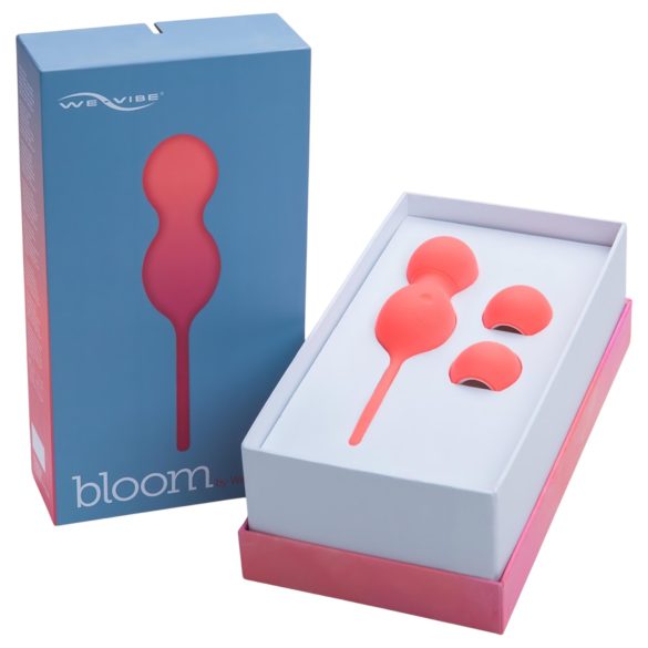 We-Vibe Bloom - bile vaginale cu greutăți interschimbabile - silicon portocaliu