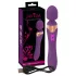 Javida Double - vibrator de masaj dublu - silicon - mov