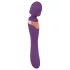 Javida Double - vibrator de masaj dublu - silicon - mov
