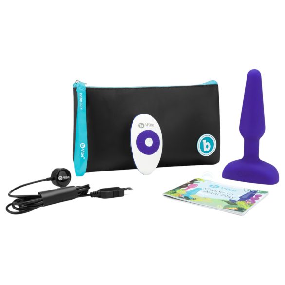b-Vibe trio - Vibrator anal cu 3 motoare (mov)