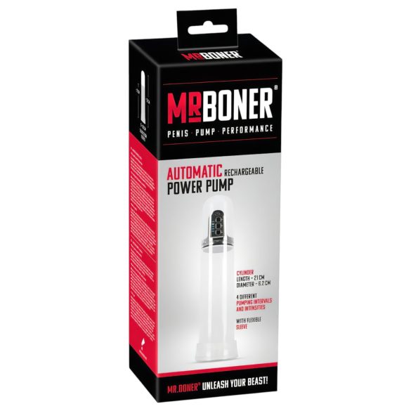 Mister Boner Automatic - pompa de penis cu acumulator