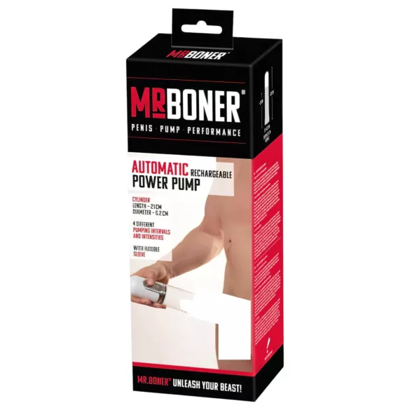 You2Toys - Mister Boner Automatic - pompă de penis automată cu acumulator