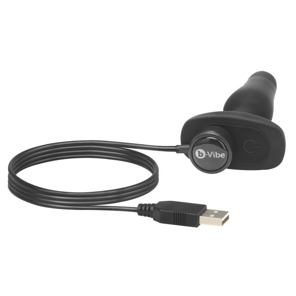 b-Vibe Novice - vibrator anal pentru începători - negru