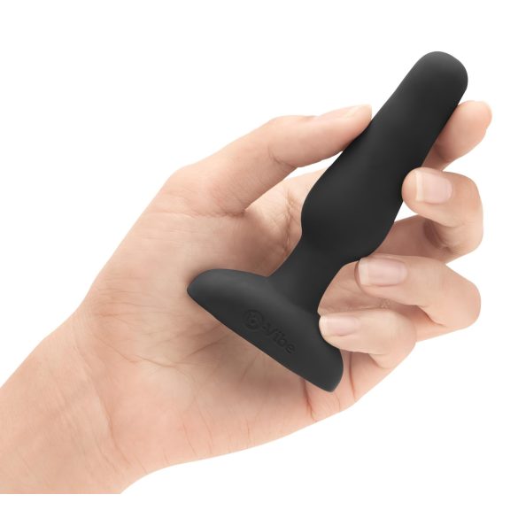 b-Vibe Novice - vibrator anal pentru începători - negru