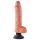 King Cock - Vibrator cu ventuză - 25 cm - culoare naturală