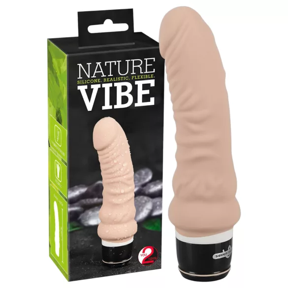 You2Toys - vibrator realist din silicon - culoare naturală