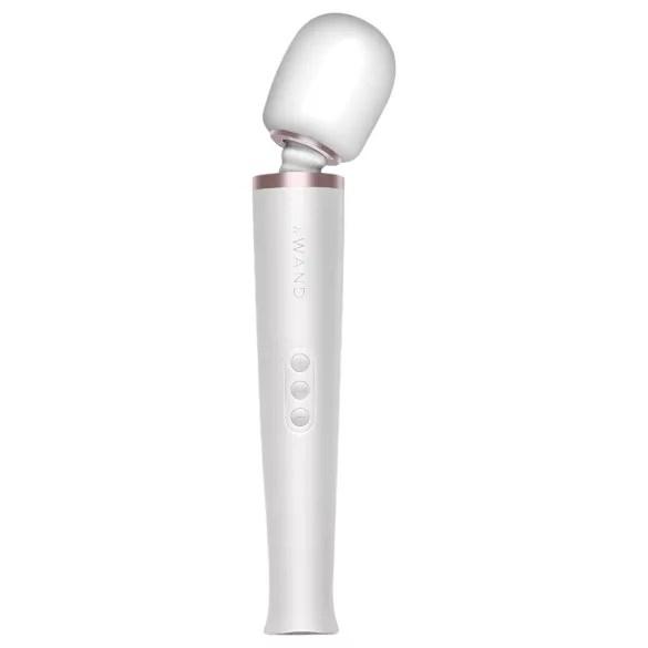 le Wand - vibrator masaj reîncărcabil premium - alb