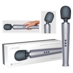 le Wand - vibrator masaj reîncărcabil premium - argintiu