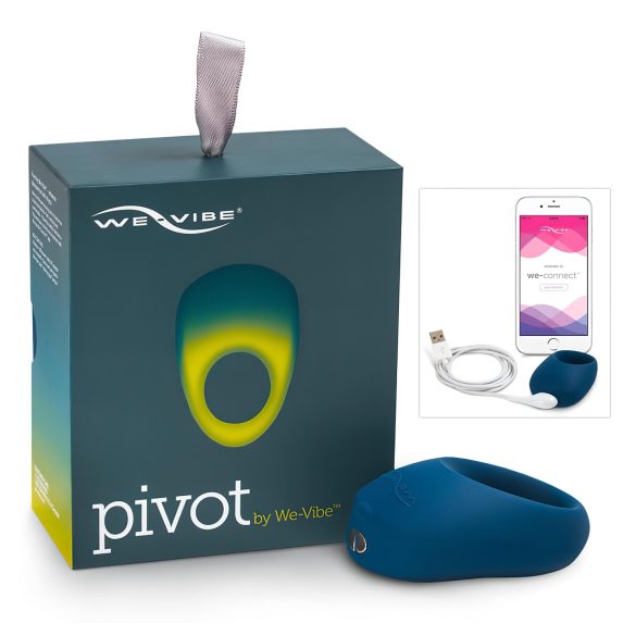 We-Vibe Pivot - inel penian vibrant reîncărcabil (albastru nocturn)