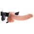 Fetish Strap-on 9 - vibrator cu ham (natur)