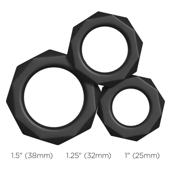PDX Elite - vibrator pentru penis - silicon - negru