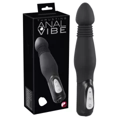 You2Toys - Vibrator anal cu împingere - negru