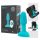 b-Vibe - Vibrator anal cu bile rotative - turcoaz