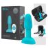 b-Vibe - Vibrator anal cu bile rotative - turcoaz
