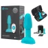 b-Vibe - Vibrator anal cu bile rotative - turcoaz