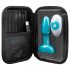 b-Vibe - Vibrator anal cu bile rotative - turcoaz