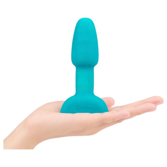 b-Vibe - Vibrator anal cu bile rotative - turcoaz