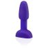 b-Vibe Rimming - vibratoare anal cu bile rotative (mov)