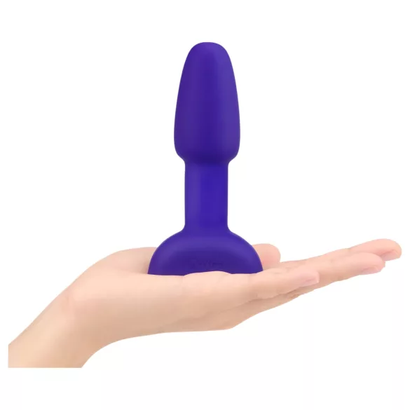 b-Vibe Rimming - vibratoare anal cu bile rotative (mov)