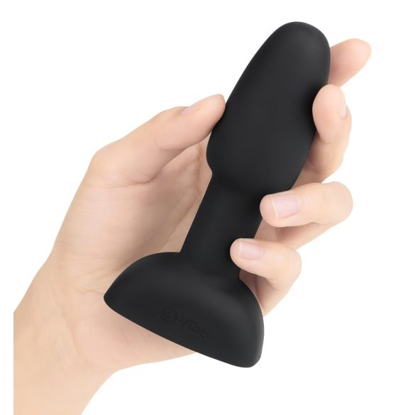 b-Vibe Rimming - vibrator anal cu bile rotative - negru