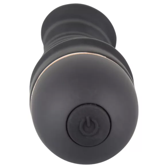 You2Toys - Vibrator flexibil cu striații - silicon negru