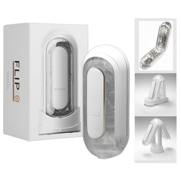 TENGA Flip Zero - masturbator vibrant (alb)