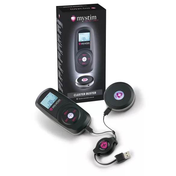 Mystim Cluster Buster - set telecomandă electrostimulare